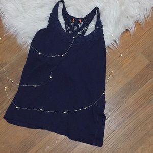 Navy blue tank top